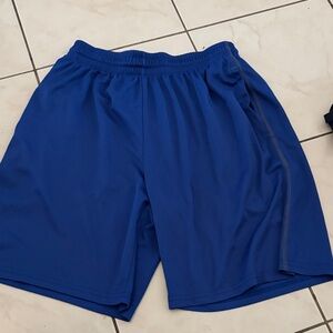 Men's Blue Athletic Shorts